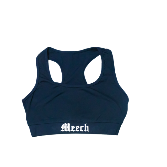 Navy Blue Sports Bra